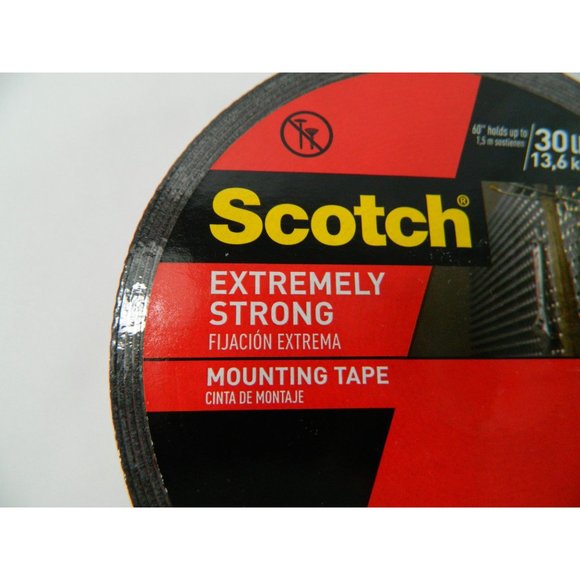 Scotch Extremely Strong Large Mounting Tape Adhesives 1-Inch X 400-Inch, 2 Pack - Picture 6 of 11